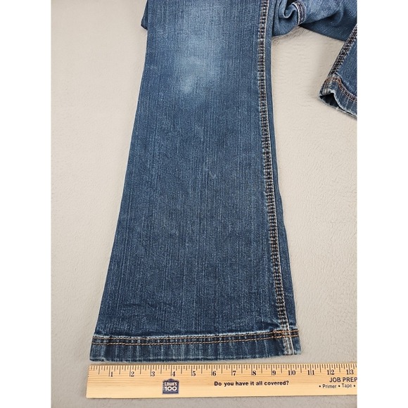 Cinch Lynden Jeans Women's 11 32x30 Blue Boot Cut Stretch Denim Flare Cowgirl - Picture 2 of 8